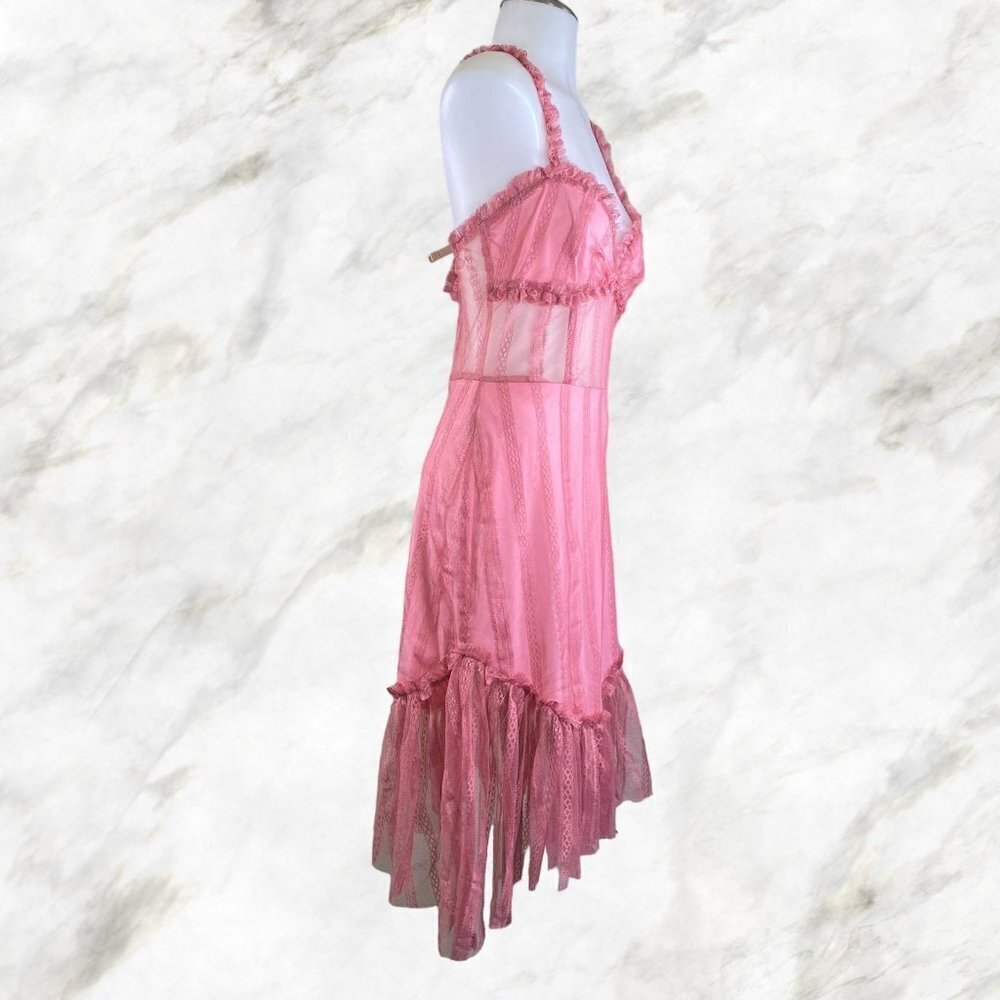 NBD Ahlani Mini Dress - Blush Pink - Picture 8 of 11